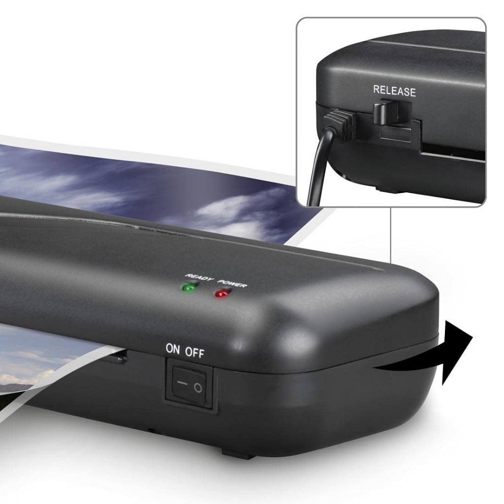 

HJK Mesin Laminating A4 / Laminating F4 / Laminator Machine ID Card OR235P