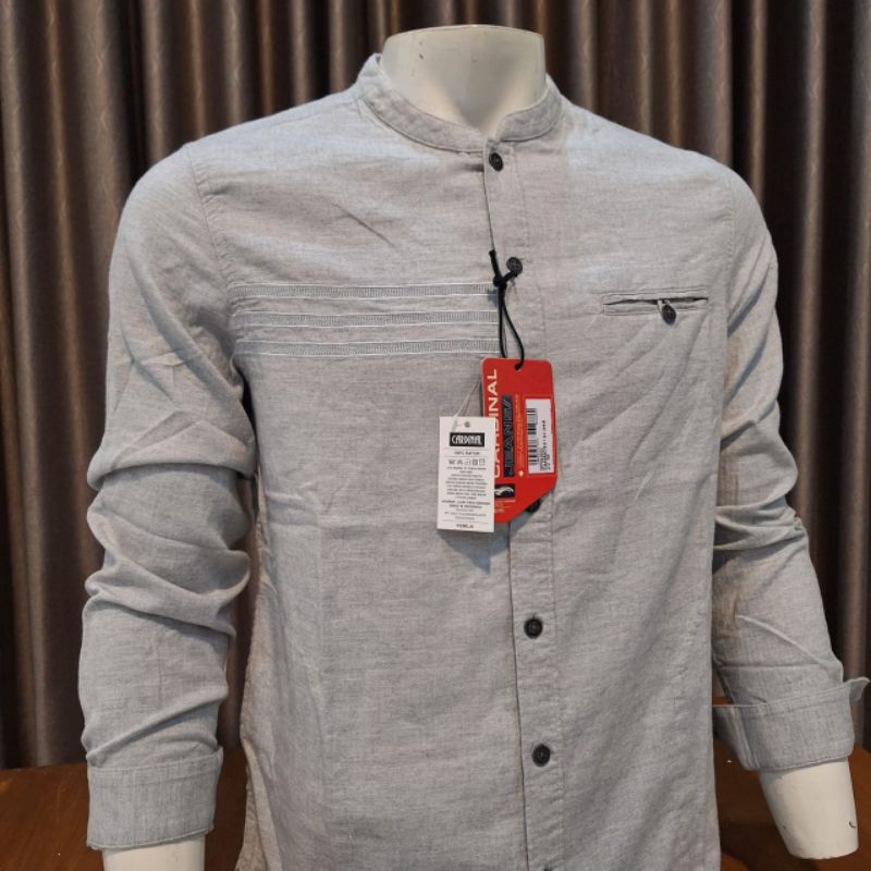 CARDINAL KEMEJA KOKO LENGAN PANJANG SLIMFIT