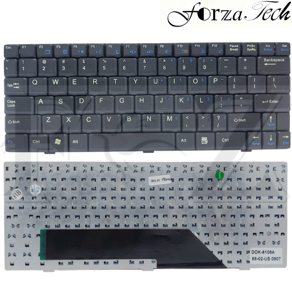 KEYBOARD AXIOO PICO DJM MEDION AKOYA E1210 MSI U100 U90 U90X U110 U120 U123 U123T U123H U130 DHU100 