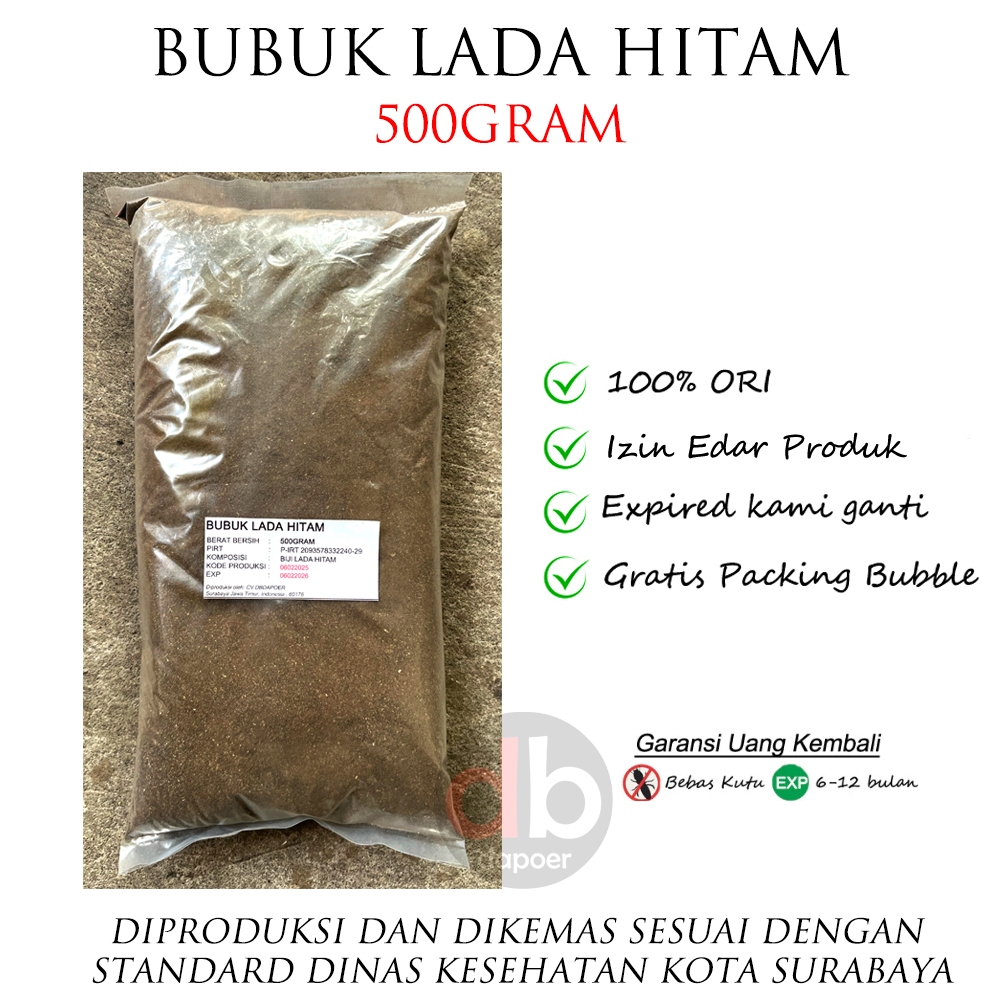 

Bubuk Lada Hitam 500gram