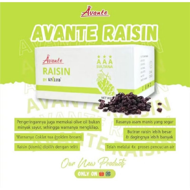

avante kismis sultana 100gr