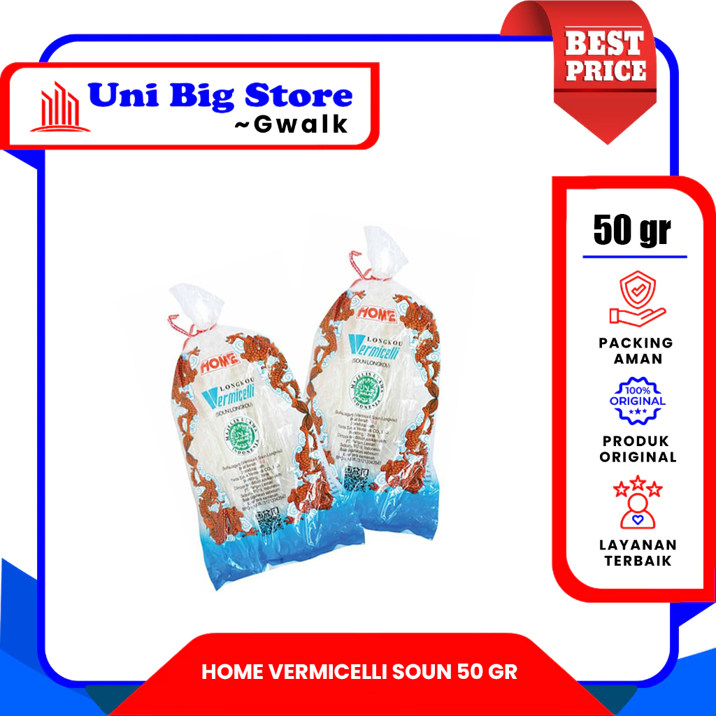 

HOME VERMICELLI SOUN LONG KOW - 50 gr
