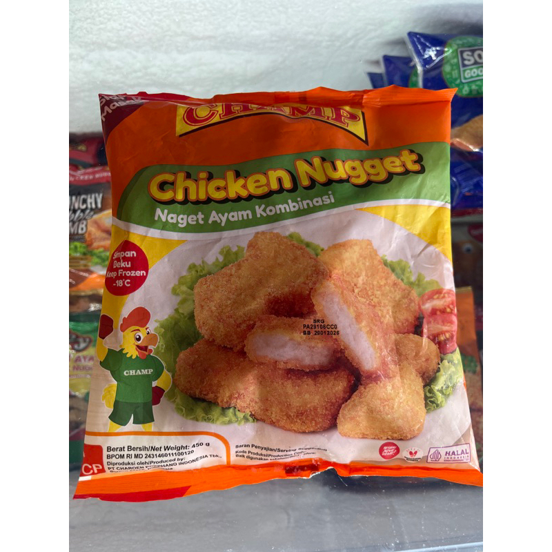 

Naget Ayam Champ 450gr