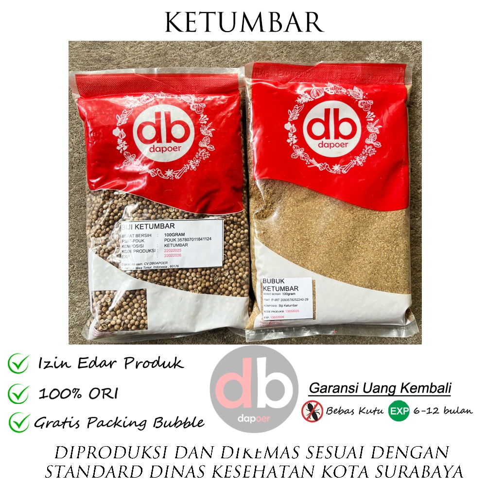 

Biji Ketumbar 100gram Bubuk Ketumbar