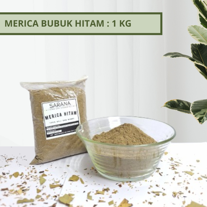 

Merica Hitam Bubuk Asli Murni 1 Kg/ Merica Powder Rempah Bubuk / Bumbu Dapur Bubuk Lengkap