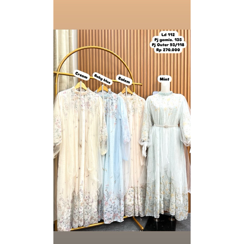 Gamis Rompi panjang