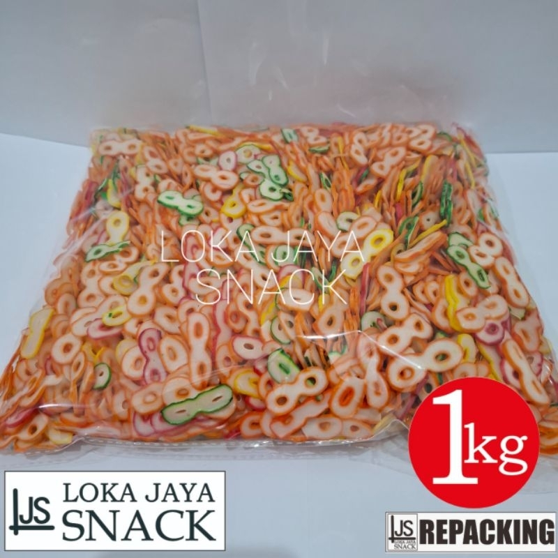 

Kerupuk Angka 8 Kemasan Repacking 500gram dan 1kg Della/Bawang/Nikita
