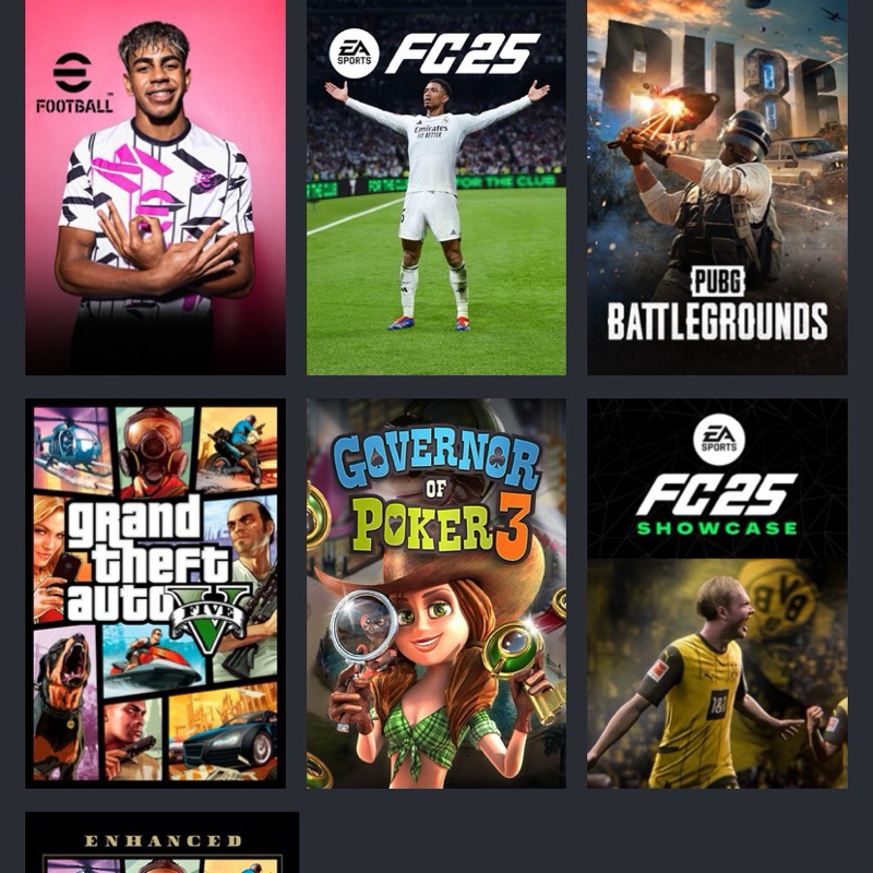 Steam Account original GTA V & FC25