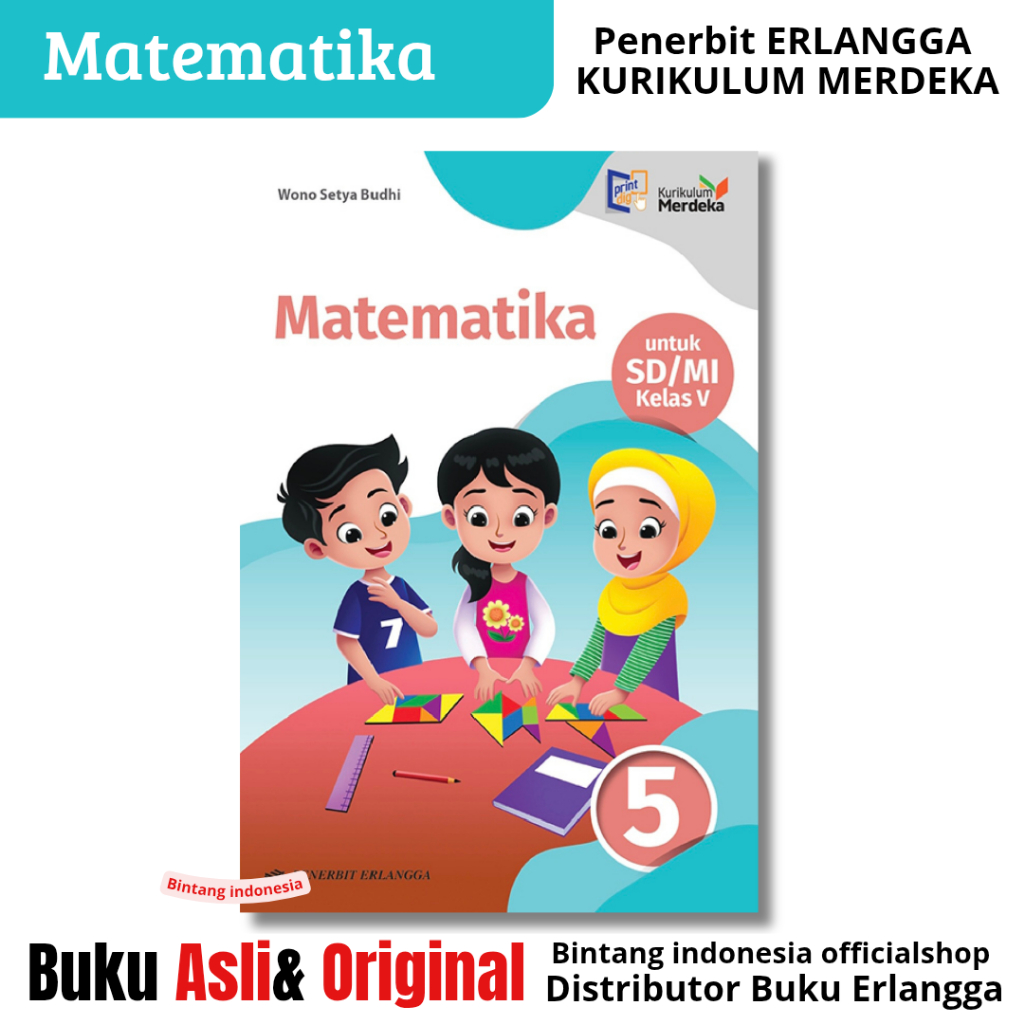 Erlangga - MATEMATIKA Kelas 5 SD/MI Kurikulum Merdeka