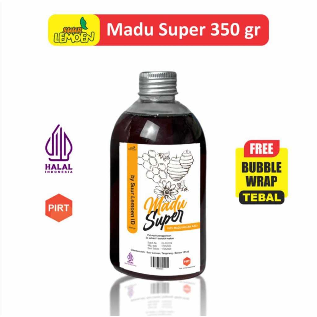 

Madu super by suur lemoen 350gram