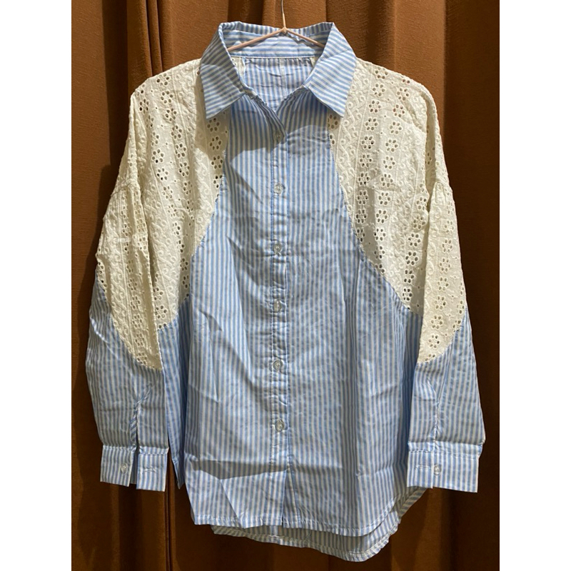PRELOVED BLOUSE SALUR MIX KATBOL