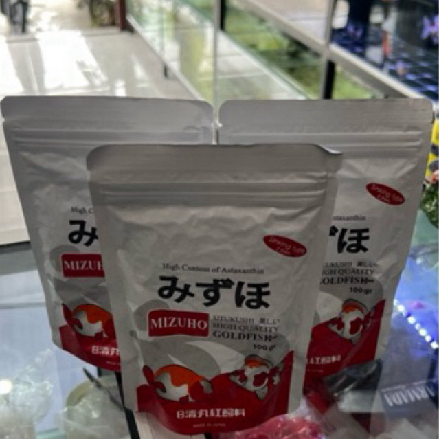 mizuho 100gr / pakan ikan goldfish mizuho