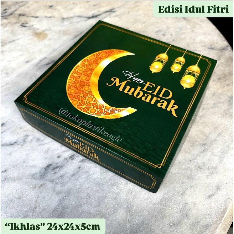 

[EDISI IDUL FITRI] Dus Lebaran“IKHLAS” uk 24x24x5cm