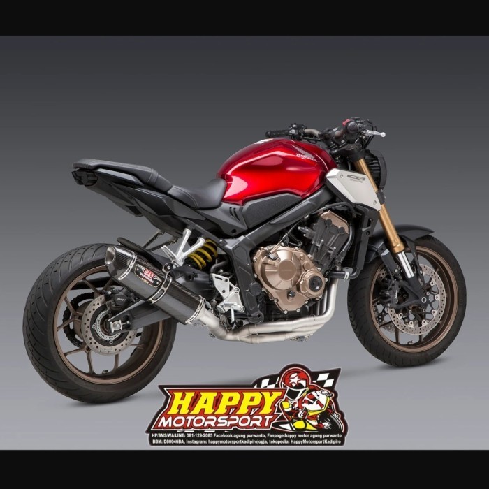 Knalpot Fullsystem Yoshimura Carbon Honda CB650R Original USA