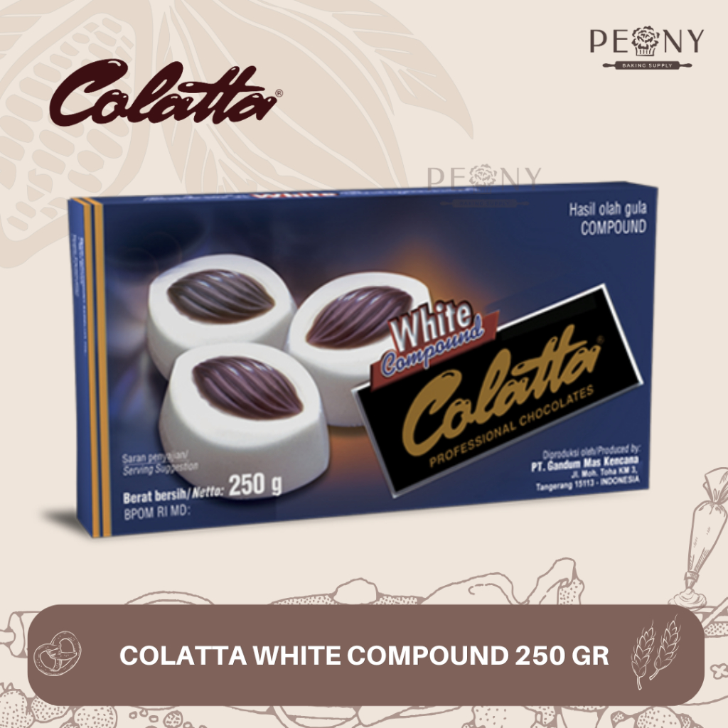 

COLATTA COKLAT COMPOUND WHITE 250 GR