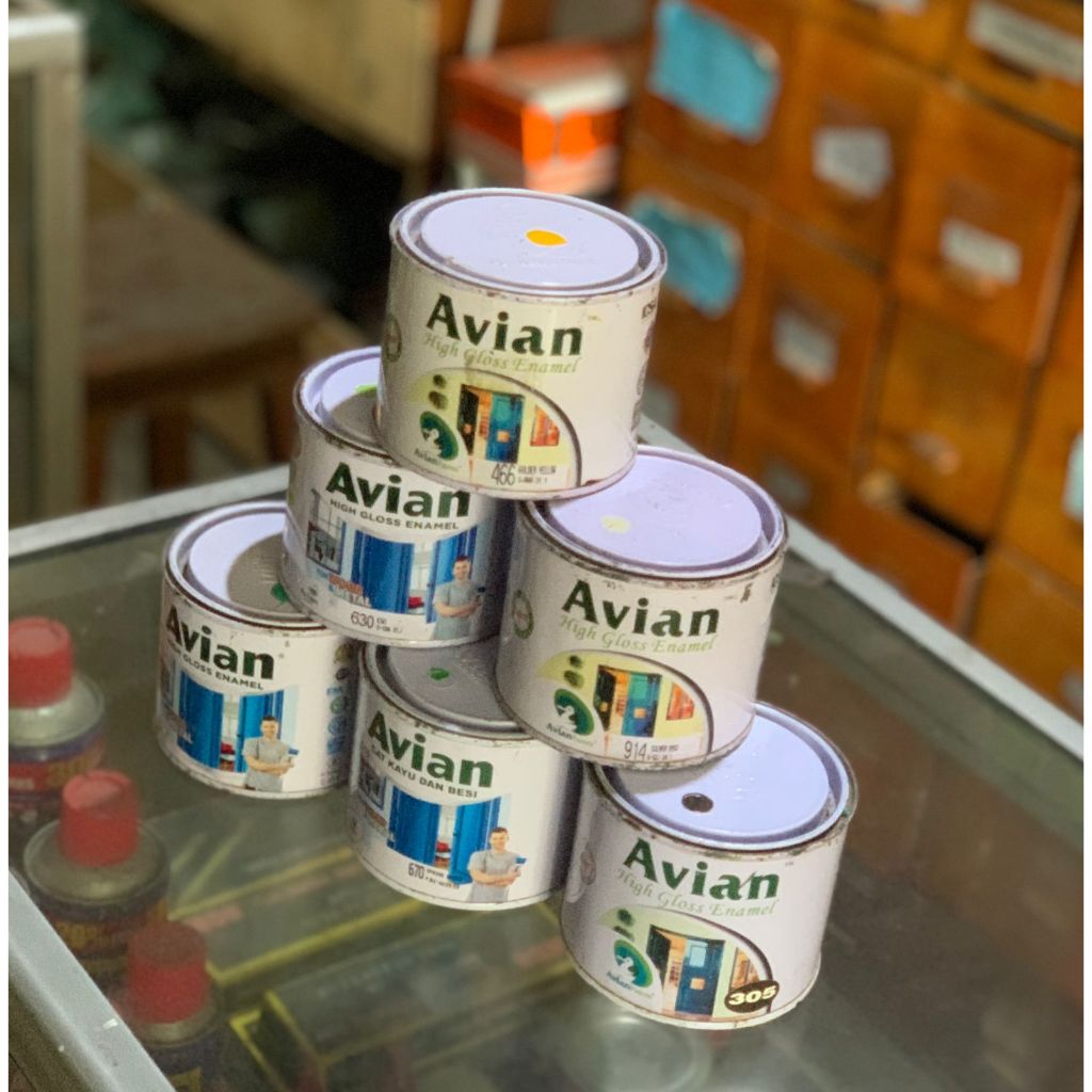 CAT BESI & KAYU AVIAN 500 GRAM / AVIAN 500CC / CAT BESI AVIAN 1/2KG