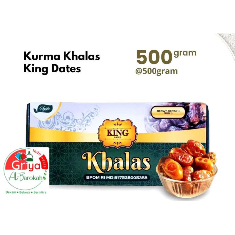 

Kurma Khalas Box "King" 500gr