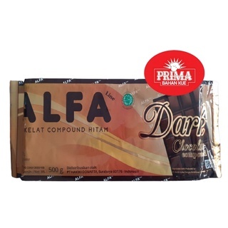 

COKLAT BLOK ALFA DARK 500GR / DARK CHOCOLATE COMPOUND