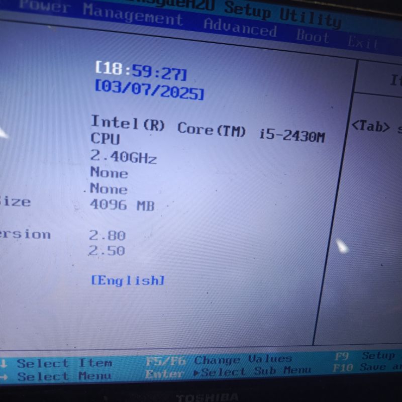 Prosessor Processor Laptop Intel Core i5 Gen 2 i5 2410M 2430M 2520M 2540M