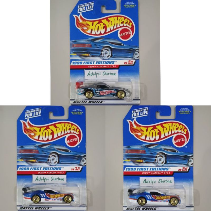 hotwheels hot wheels olds aurora GT3 GTS-1 GTS1 1999 first editions