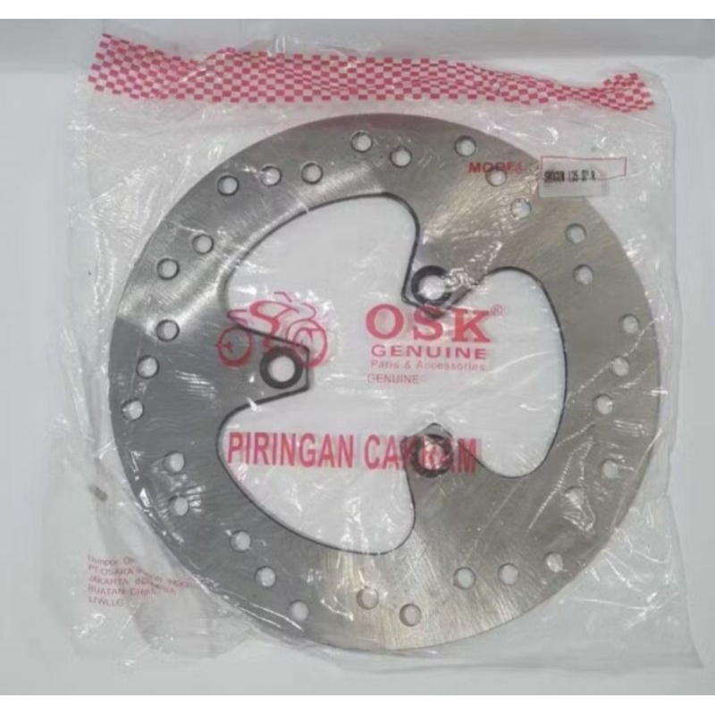 OSK BELAKANG SHOGUN PIRINGAN CAKRAM 125 SP RR AXELO NEW NR OLD BRAKE DISC REM MOTOR Merk OSK