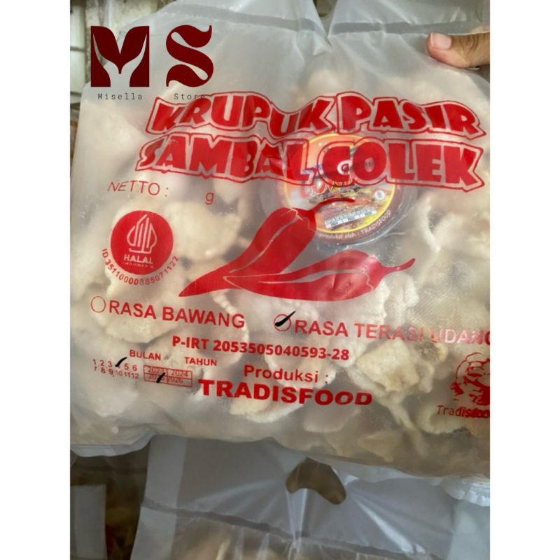 

Kerupuk Pasir Sambal Colek Berat 200 Gram
