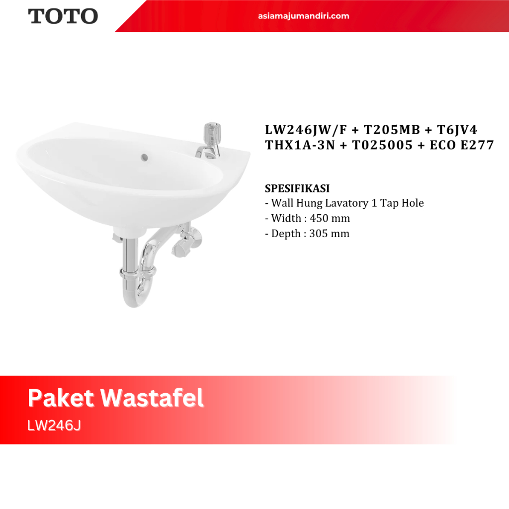 PROMO WASTAFEL TOTO KOMPLIT SET | PROMO WASTAFEL TOTO | PAKET WASTAFEL MURAH