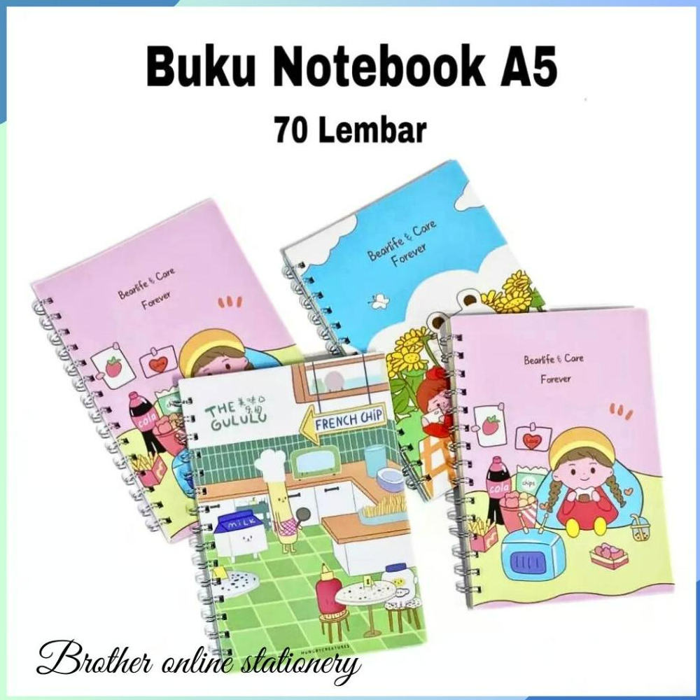 

BOS Notebook A5 70 Lembar Buku Diary Aesthetic Buku Jurnal Buku Catatan