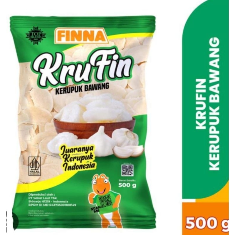 

Krufin kerupuk fina rasa bawang 500gr