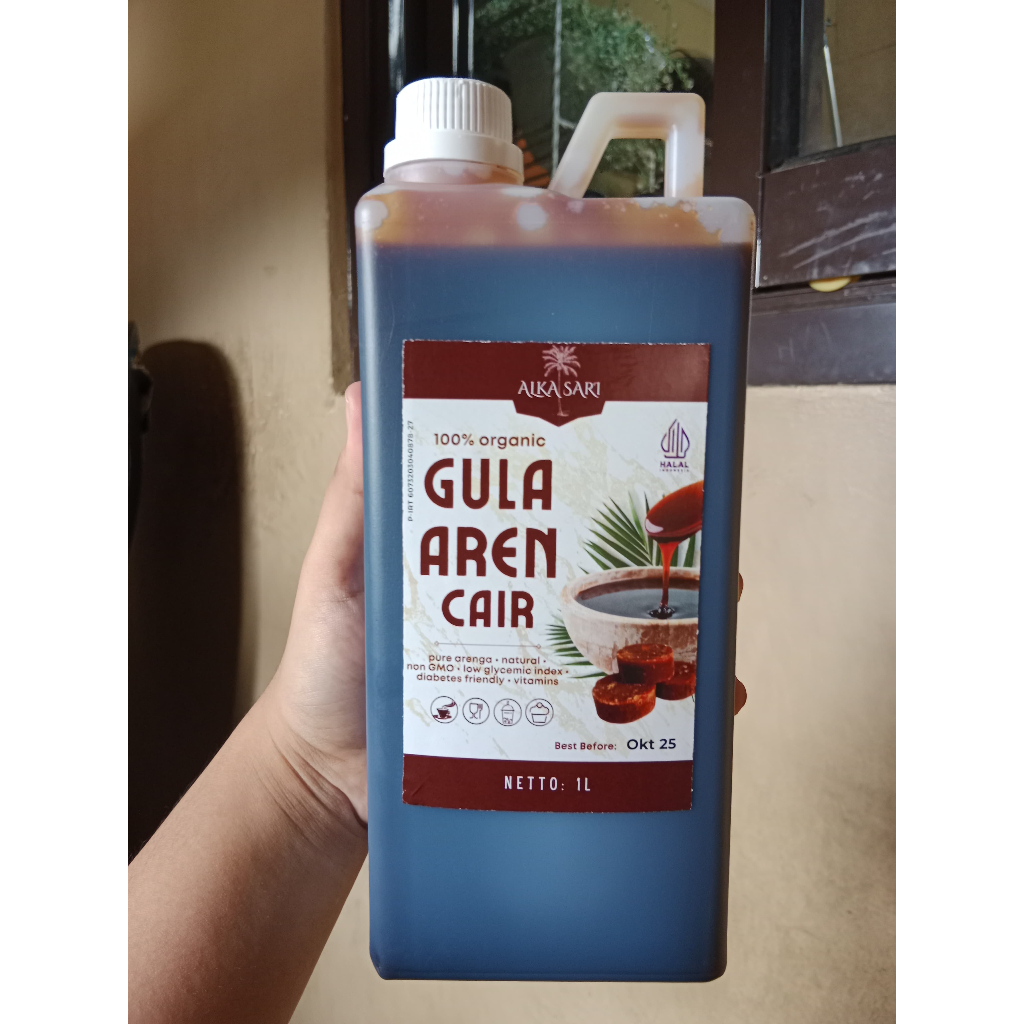 

Gula Aren Cair Alkasari Organik 1L // Gula aren alkasari