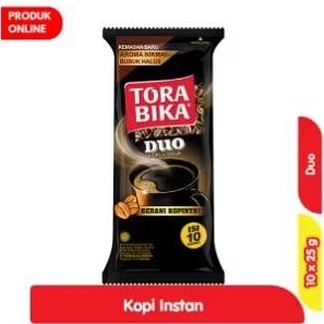 

TORABIKA DUO KOPI HITAM+GULA SACHET 10 X 25g