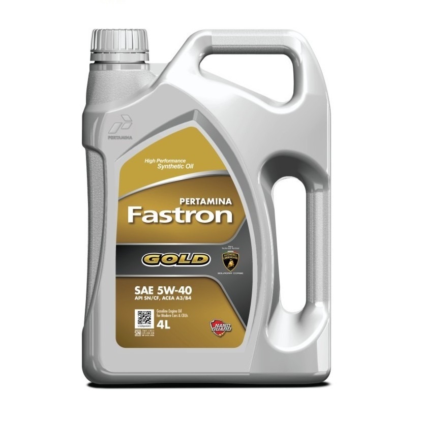 PAKET 1 DUS ISI 6 Galon Oli Pertamina Fastron Gold SAE 5W40 oli 5W-40 Kemasan Galon 4 L