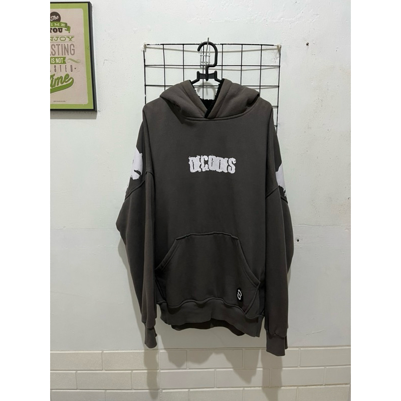 BRTWL Hoodie Boxy Oversize Decodes Dark Grey Second