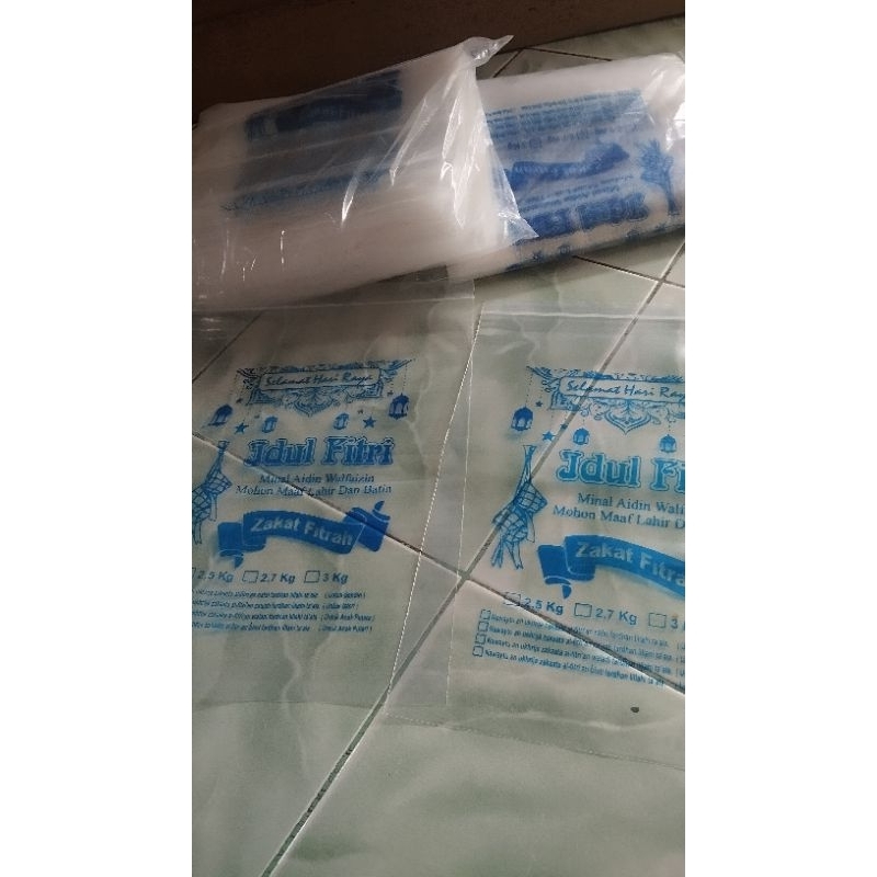 plastik zakat fitrah