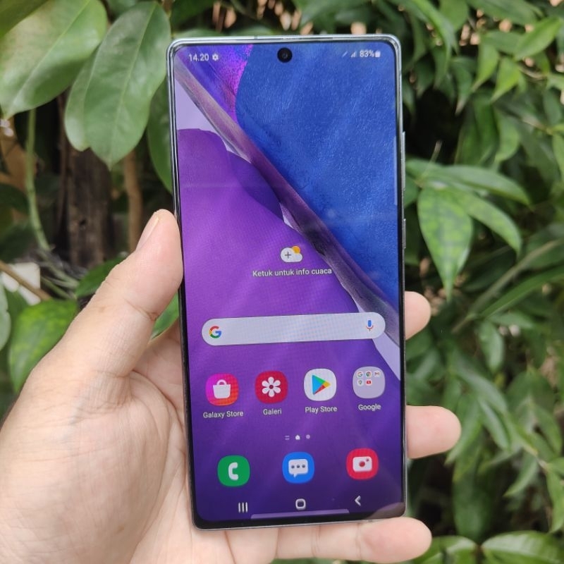 Samsung Galaxy Note 20 4G (Mystic Gray) 256GB Fullset Normal