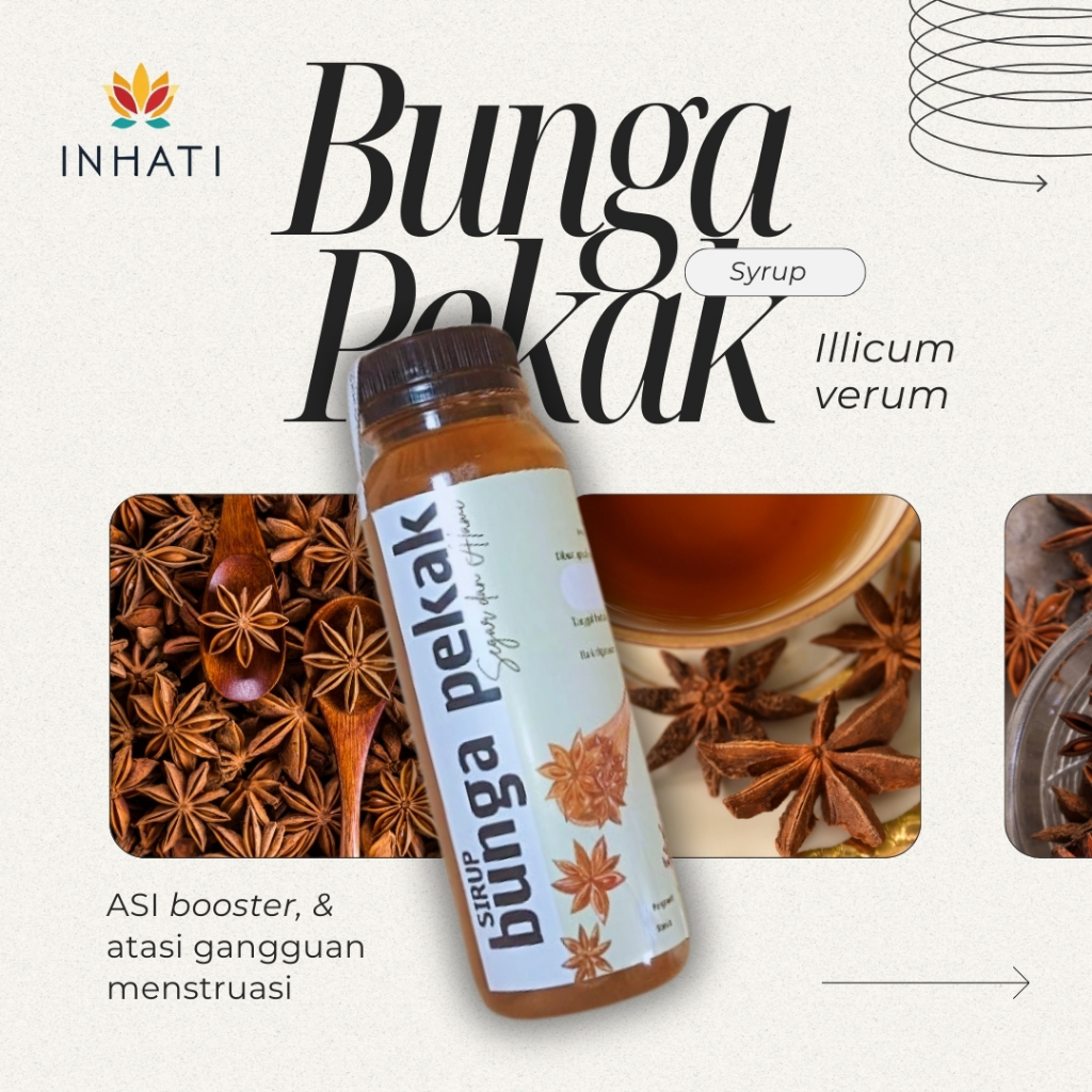 

INHATI Sirup Bunga Pekak 100% REMPAH ASLI - ASI Booster, Gangguan Menstruasi, dan Healthy Lifestyle