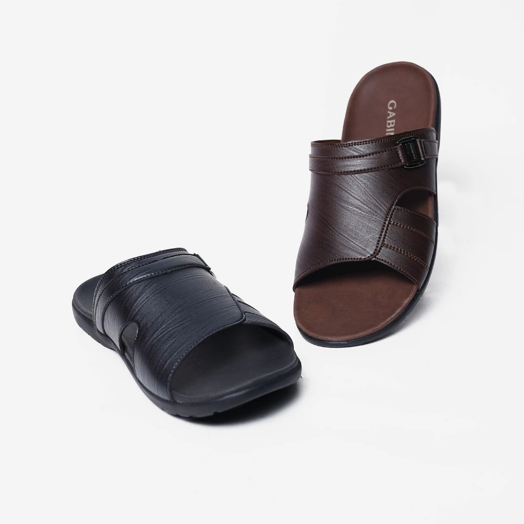 Gabino Sandal Pria Slip On Casual Davin
