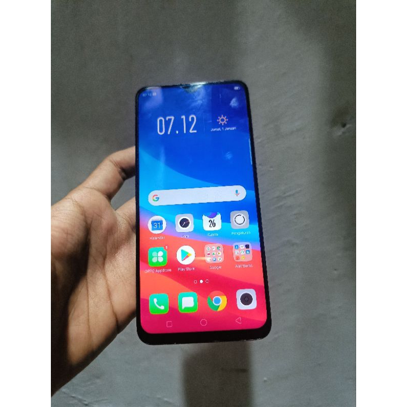 LCD TS TOUCHSCREEN FULLSET FRAME OPPO F9 NORMAL ORIGINAL COPOTAN