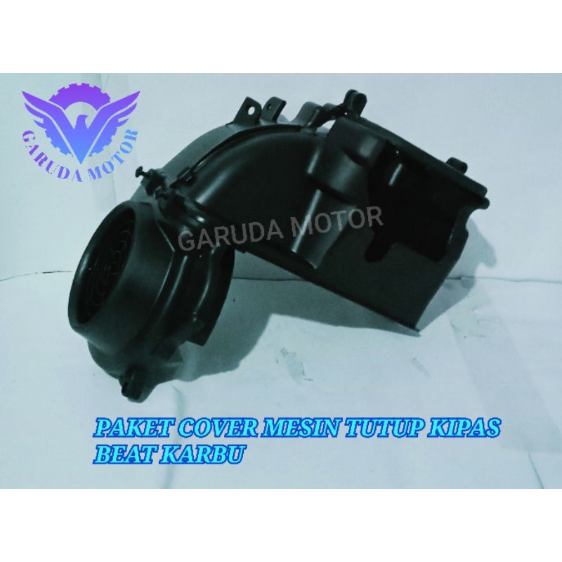 COVER TUTUP MESIN SET TUTUP KIPAS BEAT KARBU SCOOPY KARBU SPACY