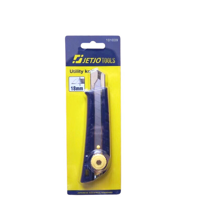 

Pisau Cutter Jetjotools 18mm Snap-Off Knife With Locking 18mm | Pisau Cutter | Lakoni Pro | Jetjo Tools | 101009