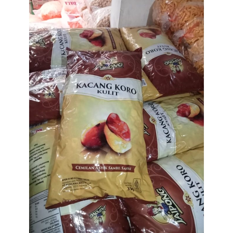 

kacang koro jaipong , sakura, koro kupas gurih, mix koro ,koro kupas pedas,kacang polong kapri kemasan 500gr