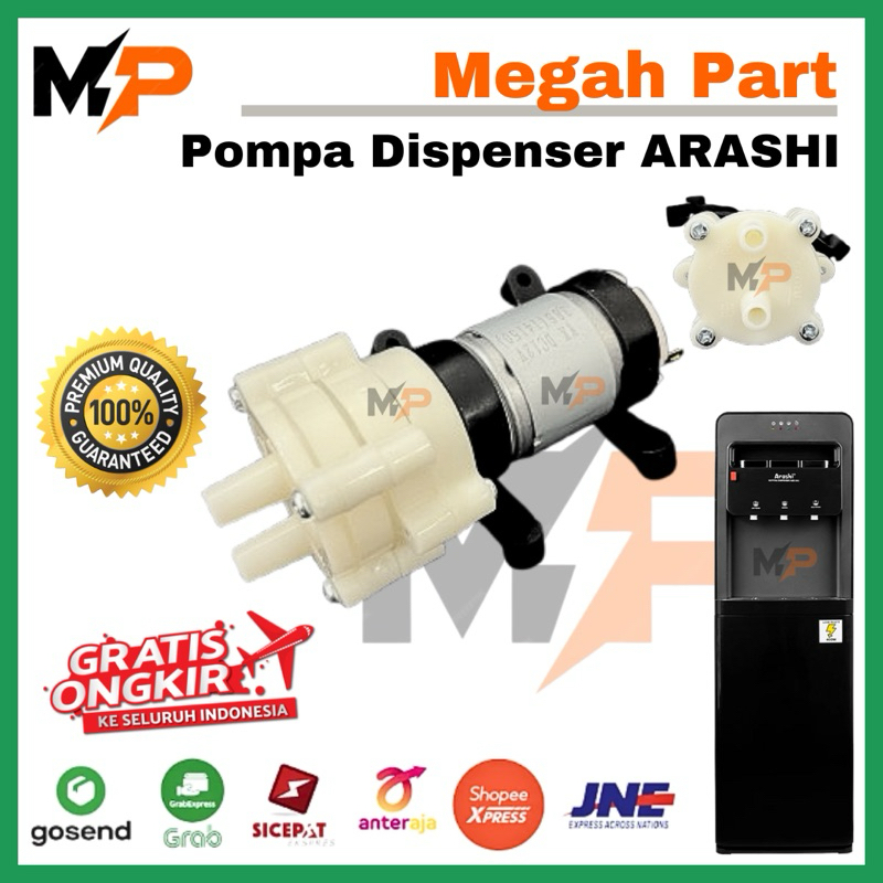 DINAMO POMPA DISPENSER ARASHI GALON BAWAH 12 Volt | MOTOR DISPENSER GALON BAWAH ARASHI | POMPA DISPE