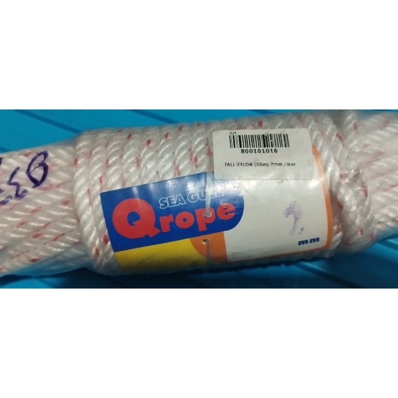 

Tali Tampar Putih Nylon Qripe SEA GULL 30 meter