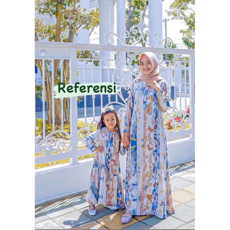 PL Drima Dress Ria Miranda  Satu Set Ibu dan Anak#Riamiranda
