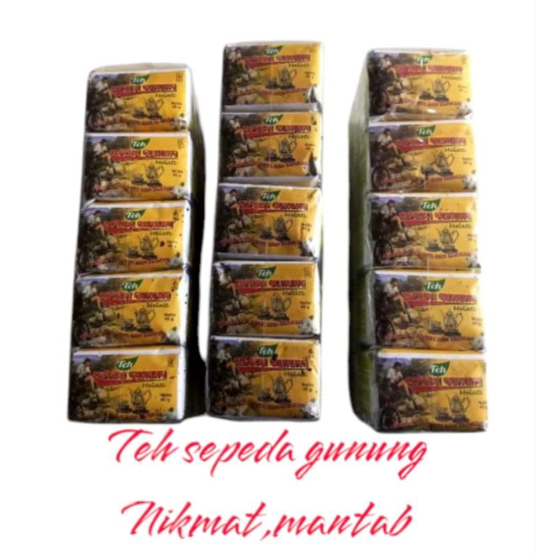 

teh tubruk sepeda gunung 40 gr X 10 pcs kental dan wangi