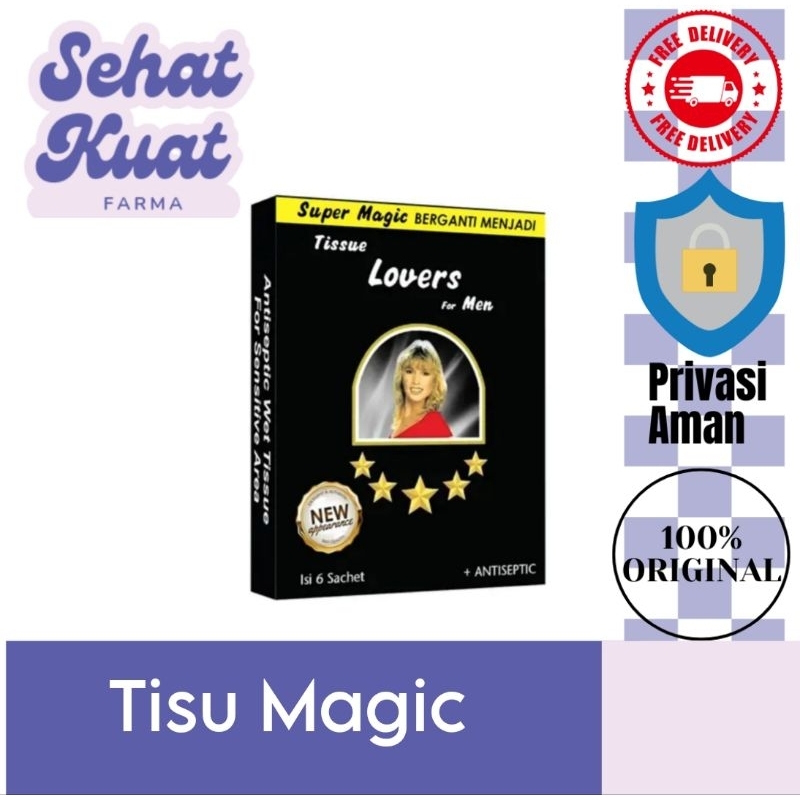 Tissue Lovers / Tisu Super Magic Lovers isi 6 / Tisu Magic