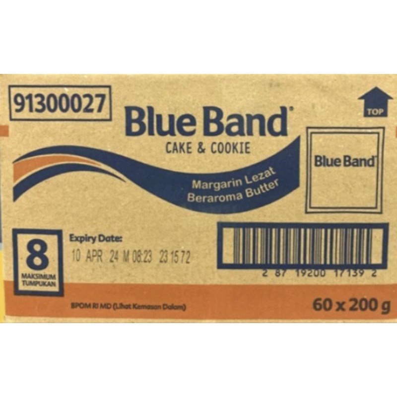 

Blue band cake and cookie 200gr (1dus = 60pc x 200gr) exp feb 2026
