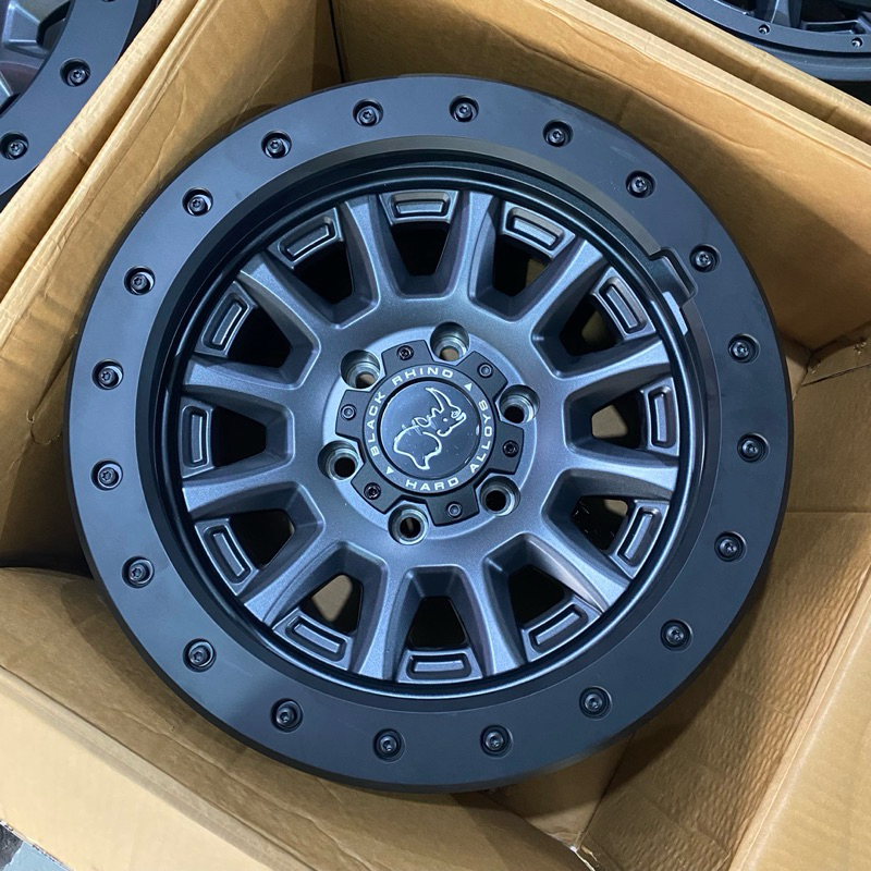 Velg Mobil Original Black Rhino Dugger Ring 17 Untuk Pajero Hilux Ranger Triton Everest