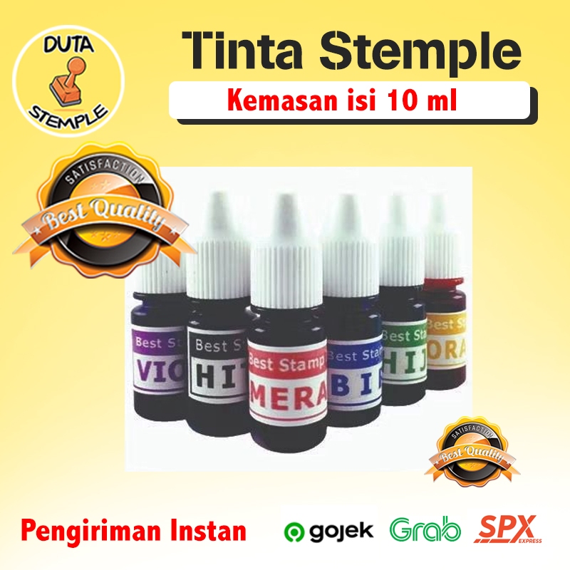 

TINTA STEMPLE WARNA, TINTA STEMPLE 10 ML