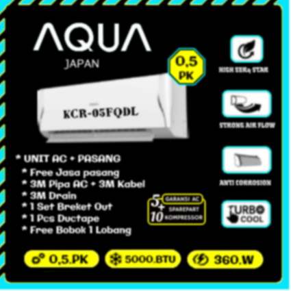 AC  1/2.PK  AQUA        +.PASANG.( 05-FQDL )